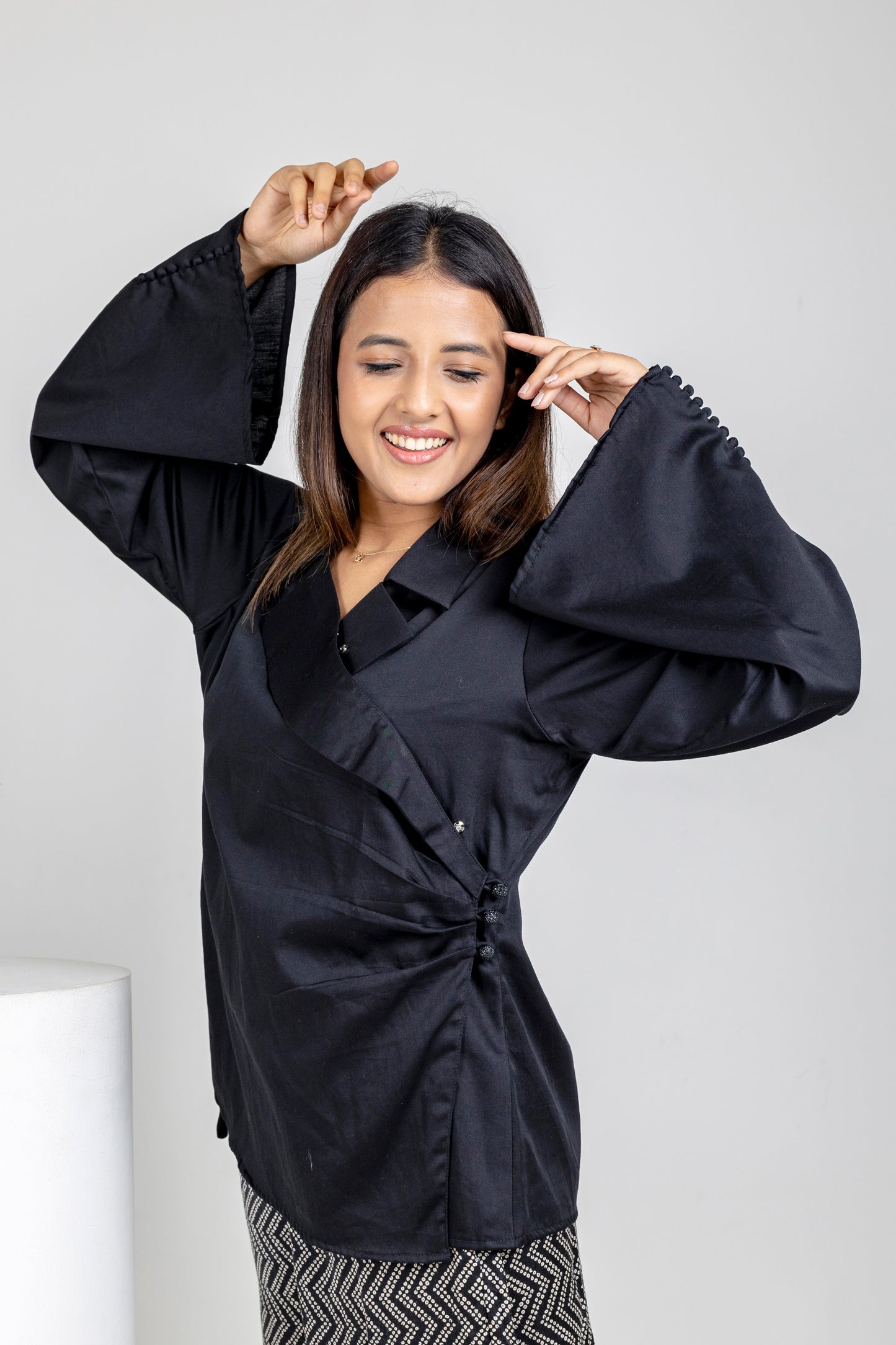 Midnight Modal Satin Set