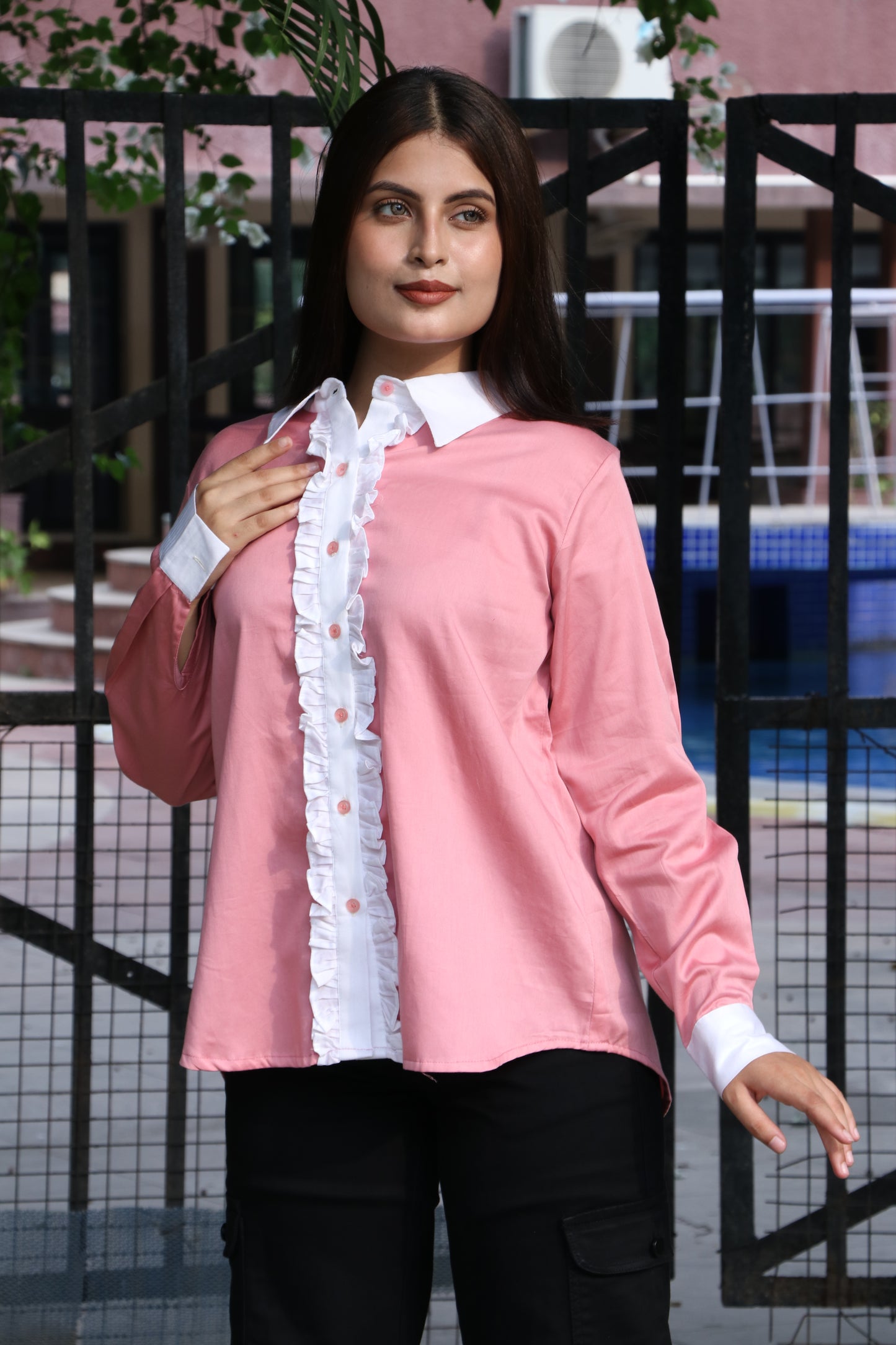 Ruelle Ruffle Shirt