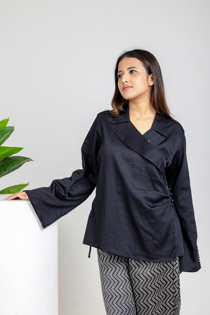 Midnight Modal Satin Set