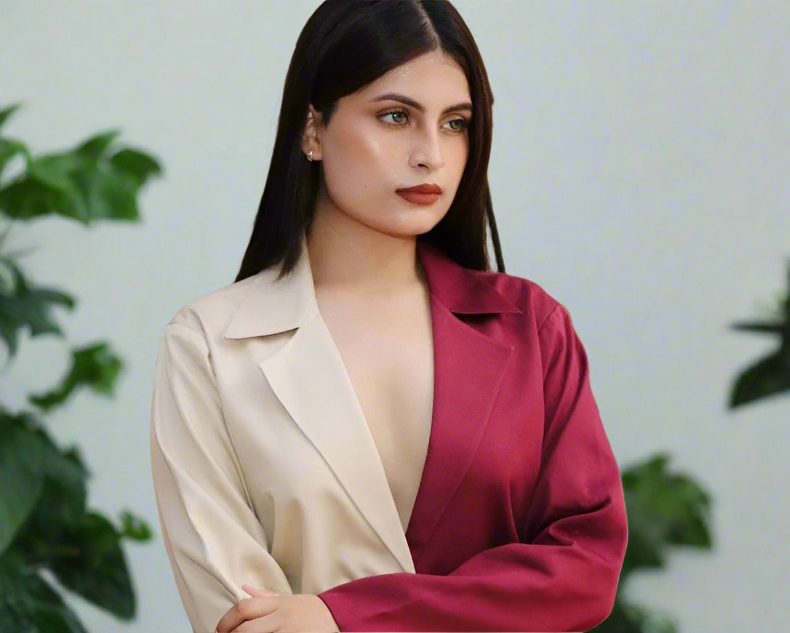 Aeris Contrast Blazer