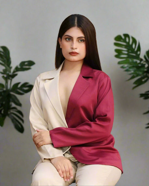 Aeris Contrast Blazer