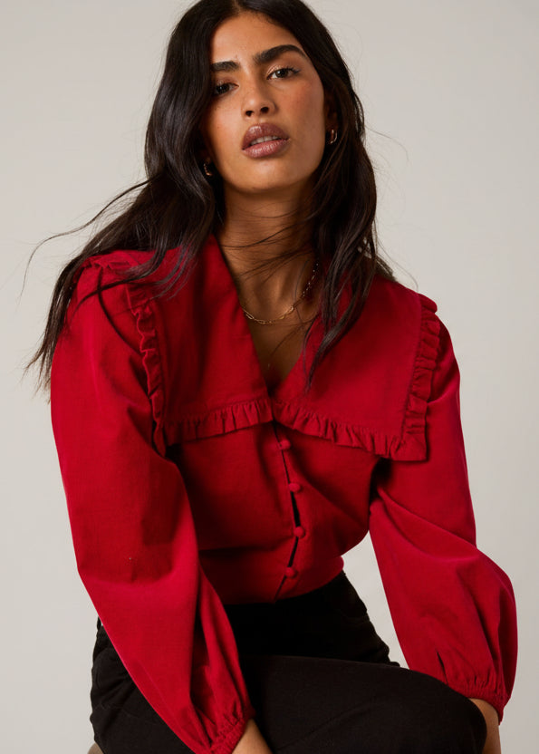 Petal Collar Shirt
