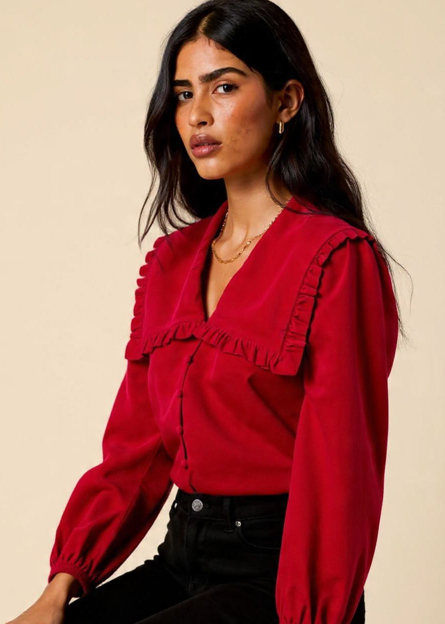 Petal Collar Shirt