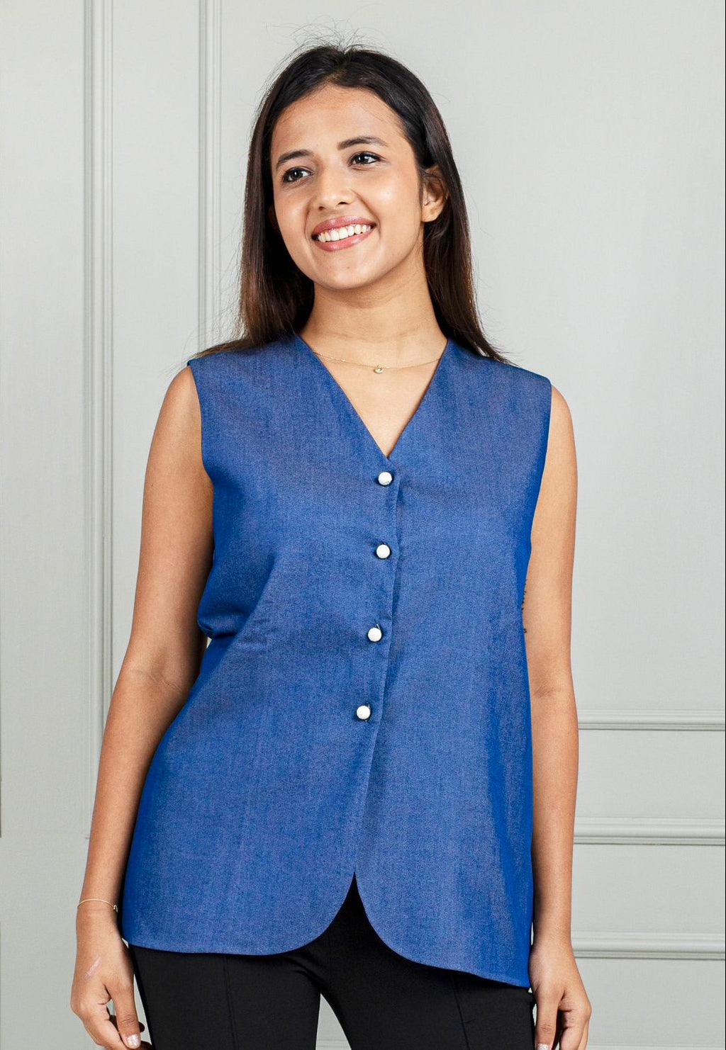 Italian Denim Vest