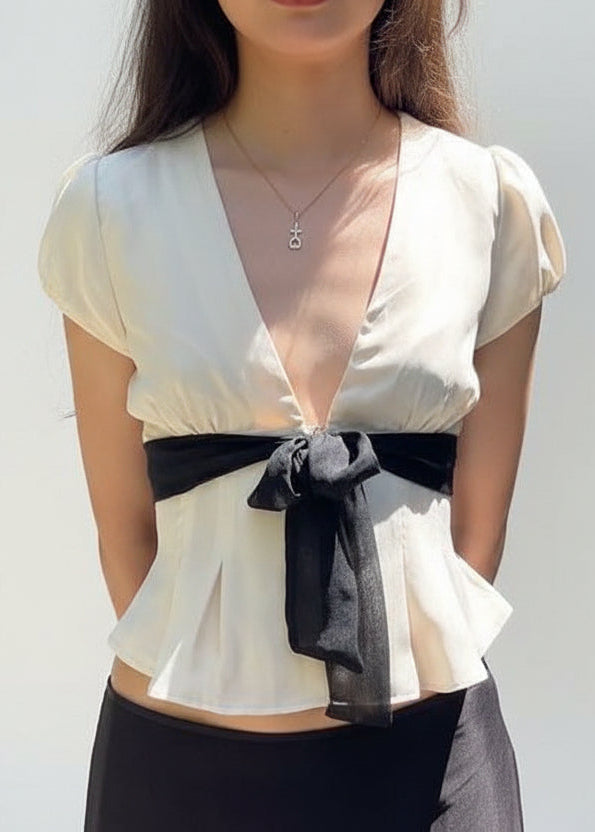 Dahlia Bow Top
