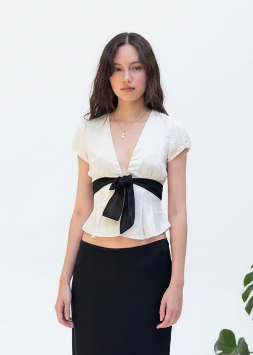 Dahlia Bow Top