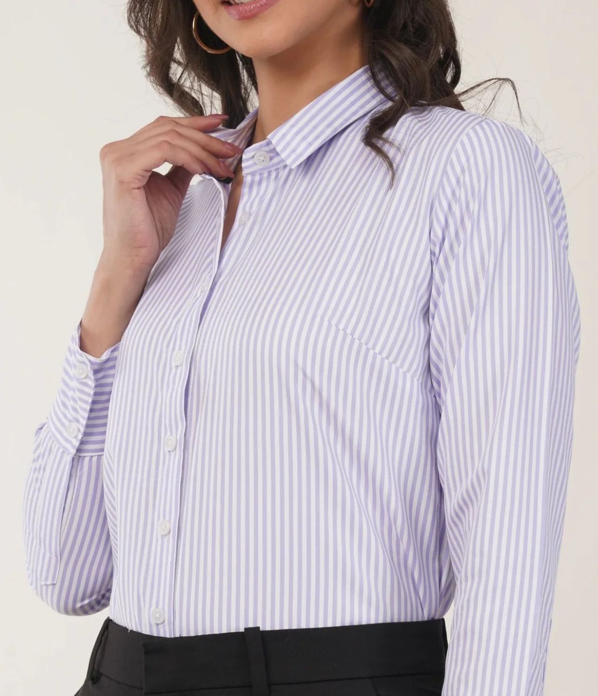 Lavender Line Shirt