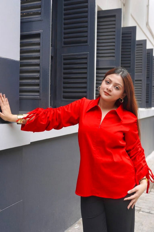 Ruby Ruched Shirt